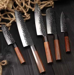 Premium LEGACY BLADES 5-Piece Ambidextrous Sustainable High Carbon Kitchen <b>Knife</b> <b>Set</b> for Meat Fruit & Vegetable-Professional Use - Product Image 3