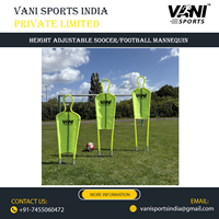 Maniquí de PVC Plegable para Entrenamiento de Fútbol, Altura Ajustable, para Práctica de Tiros Libres