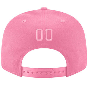 Yellow 6-Panel Snapback Cap With <b>Purple</b> TEAM Embroidery Front Panel Unisex Casual Baseball <b>Hats</b> - Product Image 5