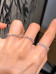 Custom Round Cut Moissanite Diamond Wedding <b>Ring</b> IGI Certified 925 <b>Silver</b> Luxury Band <b>Ring</b> Fine Women Jewelry - Product Image 4
