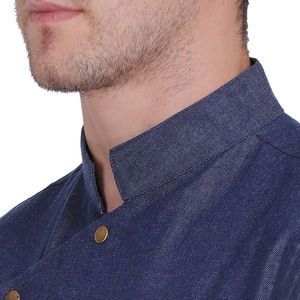 Uniformes de Chef de Manga Larga, Conjunto de Ropa de Trabajo para Restaurante y Hotel, Uniformes de Chef Transpirables de Doble Botonadura - Product Image 4