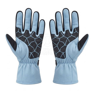 Durable Flame Retardant Nomex Fabric Winter Auto Racing <b>Gloves</b> Lightweight Waterproof Non-Slip Ergonomic Fit for Long Driving - Product Image 3