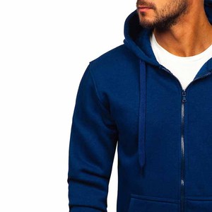Ventes en gros, fabricant professionnel, fabrication en usine, prix bas, sweat à capuche personnalisé avec fermeture éclair, sweat à capuche coloré pour hommes - Product Image 4