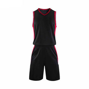 Uniforme de Baloncesto con Logotipo Personalizado Impreso en la Parte Delantera, 100% Poliéster, Impresión Digital, Múltiples Tallas y Colores, para Escuelas, Precio Bajo - Product Image 1