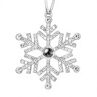 Ornement de Noël vintage en cuivre en forme d'ange, silhouette d'ange de Noël classique avec ailes étendues et diamant en relief