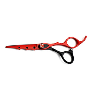 Ciseaux de barbier revêtus de titane, finition élégante, outil de coupe haute performance, service OEM disponible, design unique, équipement de salon - Product Image 1