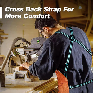 Delantal de Cuero Vacuno de Grano Completo para Barista, Bartender, Chef, Cafetería, Bistro, Catering, Uniforme, Barbería, Salón, Tatuajes, Carpintería, Ropa de Trabajo - Product Image 6