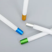 Tube LED en verre avec capuchons en aluminium 3000K-6500K 4 pieds 220V pour bureau, certifié CE ROHS, éclairage intérieur