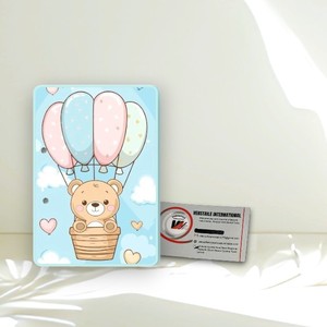 Professional <b>Custom</b> Cute Bear <b>Balloon</b> Diamond Shape Color Eyelash Extension Acrylic Magnetic Lash Tiles Reusable Eco-Friendly - Product Image 2