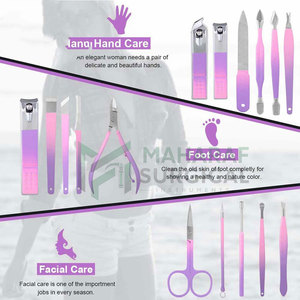 Kits de pédicure de luxe en acier inoxydable de haute qualité, ensemble professionnel de soins des ongles pour salons de beauté, spas et soins à domicile - Product Image 3