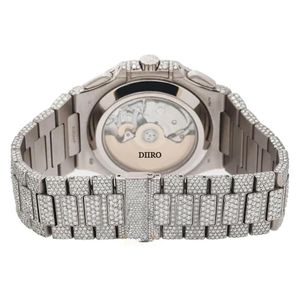 Luxury High Quality Hip Hop Iced Out <b>Mechanical</b> <b>Watch</b> for Men Custom Moissanite Stainless Steel Birthday Gift <b>Watch</b> - Product Image 3