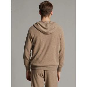 Conjunto de 2 Piezas de Pantalones Deportivos y Sudadera con Cremallera de Lana y Cachemira para Otoño e Invierno - Product Image 3