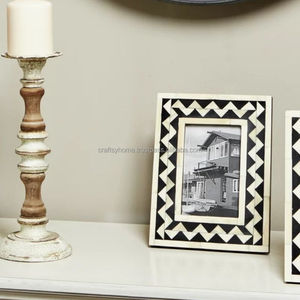 Modern <b>Picture</b> Holding Photo <b>Frame</b> Bone Inlay and Horn inlay Photo <b>Frames</b> Hand made Indian Handicrafts Funeral Decor Photo <b>Frame</b> - Product Image 1