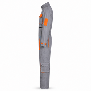 Combinaison de travail industrielle robuste en coton, tissu durable, respirant, poches cargo, taille élastique, combinaison de travail pour usine et entrepôt - Product Image 2