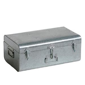 Caja de Almacenamiento de Metal Galvanizado Resistente a la Oxidación para Ropa y Joyas, Caja de Almacenamiento Ligera y Resistente para Uso Doméstico con Cerradura - Product Image 1