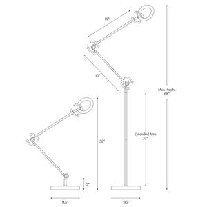 Lampe de sol d'angle décorative moderne avec luminosité réglable pour l'éclairage domestique - Product Image 3