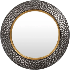 Espejo de Pared Metálico con Diseño de Mariposa Dorada, Moderno y de Lujo, Hecho a Mano en Hierro, Decorativo y Redondo, para Decoración del Hogar, Sala de Estar y Hotel - Product Image 3