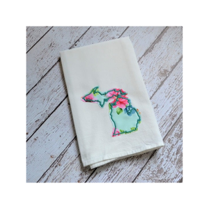 Essuie-vaisselle en coton biologique Montagnes du Montana 40x60 cm 300 GSM Certifié GOTS Tissu doux absorbant respirant Utilisation en cuisine - Product Image 4