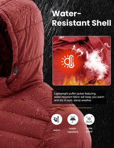 Men's <b>Padded</b> Winter Puffer <b>Jacket</b> Custom Logo <b>Waterproof</b> Bubble <b>Jacket</b> Quilted Lightweight Outdoor Warm Streetwear Winter Coat - Product Image 6