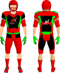 Maillot de rugby respirant en twill sublimé, ensemble uniforme de football américain personnalisé, marque NOORX SPORTS - Product Image 1