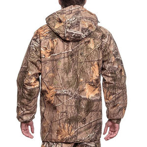 Combinaison de chasse camouflage OEM à manches longues avec capuche et fermeture éclair, ensemble veste et pantalon pour hommes - Product Image 6