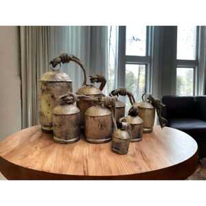 Luxury Vintage Iron <b>Cow</b> <b>Bell</b> with Decorative Farm <b>Bell</b> for Rustic Weddings Home Interior and Garden Decor Use Available for Sale - Product Image 3