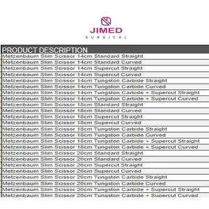 กรรไกรผ่าตัดแบบบาง Metzenbaum คุณภาพพรีเมียม ผลิตจากเหล็กกล้าไร้สนิมคุณภาพสูง สำหรับศัลยกรรมตกแต่ง - Product Image 5