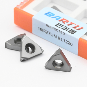 Venta al por mayor directa de fábrica: Inserto de roscado de carburo 16IR27UN BL1220C de alta resistencia al desgaste y al calor - Product Image 1