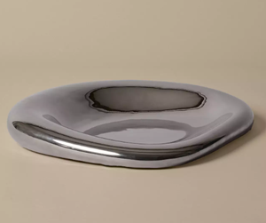 Tabla de Quesos de Aluminio Hecha a Mano con Forma de Gato, Duradera, con Espacio para Queso y Uvas, para Servir y Decorar - Product Image 4