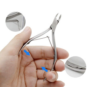 Coupe-cuticules de précision pour manucure russe, ciseaux à ongles en acier inoxydable de qualité chirurgicale pour l'élimination des cuticules, durables - Product Image 6