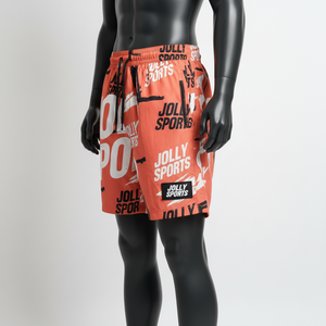 Shorts de Mujer de Alta Calidad, 200 GSM, Mezcla de Nailon, Diseño Coral Peach, Suaves y Transpirables, con Logotipo Personalizado por Transferencia de Calor - Product Image 3