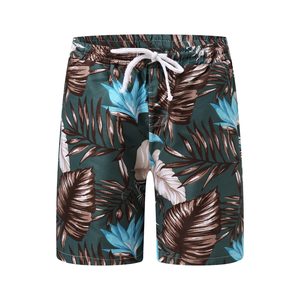 Pantalones cortos de hombre con estampado de palmeras, cintura elástica con cordón, estilo tropical para playa, verano, casual, vacaciones, coloridos, camisa blanca de verano para hombre - Product Image 4