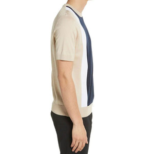 T-shirt pour homme personnalisé avec logo imprimé, 100% coton, col rond, coupe ample, service OEM personnalisé, couleur unie. - Product Image 3