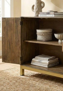 Armoire de rangement modulaire en bois massif moderne avec étagères réglables, écologique, grande capacité pour salon, chambre et salle à manger - Product Image 4