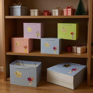 Sac cadeau 12U, boîte de rangement décorative pour des cadeaux parfaitement emballés - Product Image 2