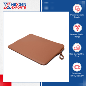 100% Quality Commitment Water Resistance Modern Luxury Style PU Leather Laptop <b>Bag</b> with Zipper at Direct Factory Rates - Product Image 6