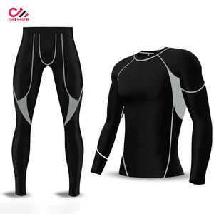 Conjunto de Compresión de Manga Larga para Hombre, Nuevo y Más Vendido, Modelo 2026, Conjunto de Dos Piezas para Entrenamiento - Product Image 1