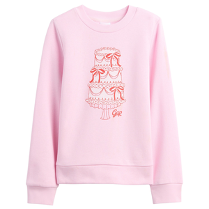Sudadera de Manga Larga para Niña, de Poliéster Reciclado, Cómoda, con Puños y Dobladillo Elásticos, Cuello Redondo - Product Image 2