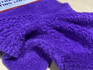 Knitted <b>Fabric</b> 100% <b>Polyester</b> Medium Weight Knitted Solid Purple Color Soft <b>Fabric</b> Cover - Product Image 3