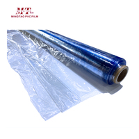 Rouleau de film plastique souple en PVC transparent, résistant à l'humidité, pour l'emballage de matelas (vente en gros)
