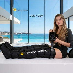 Portable 8-Chamber Air Compression Leg Trousers-Timing Control Rechargeable <b>LED</b> Digital Display 30-260mmHg Pressure Multi-Level - Product Image 1