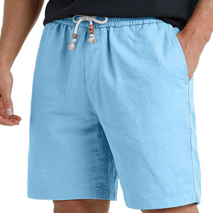 Shorts de sport personnalisés grande taille avec logo personnalisé pour hommes, été, polyester et élasthanne, pour la course à pied et le fitness. - Product Image 3