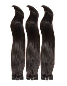 ผมต่ออินเดียนเรมี่แท้แบบตรงหยักศก 3 ชิ้น ติดง่าย สไตล์ที่ 1 สีดำ แบบเส้นยาว - Product Image 1