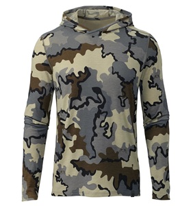 Tissu 100% polyester-élasthanne original, broderie personnalisée, sweat-shirts de pêche et de chasse, style super fantastique, à capuche - Product Image 4