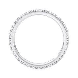 Anillo de Compromiso Moderno y Lujoso de Oro Rosa, Oro Blanco y Oro Amarillo con Diamante Cultivado en Laboratorio con Certificación IGI, Corte Brillante Redondo, para Mujer - Product Image 4