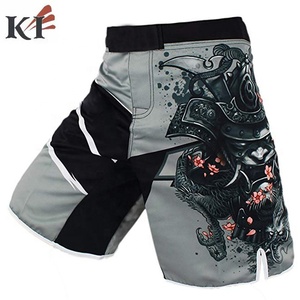 New Arrival Solid Color <b>Men</b> MMA <b>Shorts</b> <b>for</b> Adult OEM Service Wholesale Custom Made Front Logo Breathable Quick Dry - Product Image 3