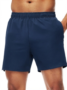 Men's Summer <b>Mesh</b> Bermuda Shorts Quick Dry Breathable Knitted Drawstring Mid Length Casual Running Gym Training Sports Shorts - Product Image 2