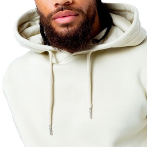 Sweat-shirt en coton de qualité supérieure pour homme, streetwear, avec doublure en polaire 400GSM - Product Image 4