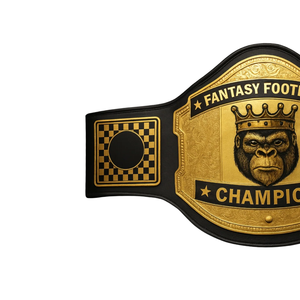 Football Champion Belt Unique Gorilla Design High Quality Personalized Sports Title Trophy FFL Fantasy League Award - Product Image 4