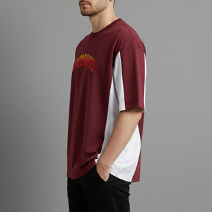 Hip Hop New Arrival 100% Cotton Loose Fit Men's T-Shirts Custom Printed <b>Logo</b> Breathable Anti-Wrinkle Eco-Friendly For Men - Product Image 3